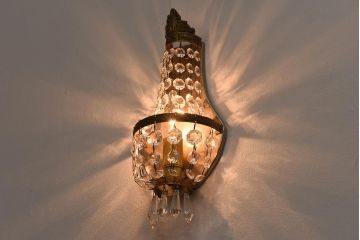フランスアンティーク　エンパイア様式　エレガントな空間を演出するウォールランプ(壁掛け照明)(2)