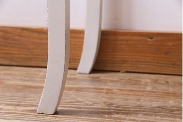 フランスアンティーク　ペイント家具　シャビーシックな雰囲気漂うガラスケース(陳列棚)