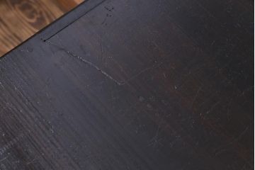 レトロ家具　昭和中期　柿材・檜材　レトロな雰囲気が味わい感じるローボード(テレビボード、戸棚)