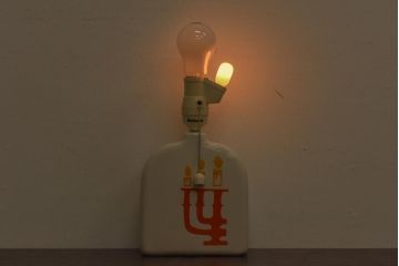 昭和レトロ　ナショナル(National、松下電工)　ポップな色合いのスタンドライト(テーブルランプ、卓上照明)