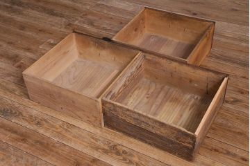 ラフジュ工房オリジナル　古い箪笥の引き出しを使ったリメイクローボード(テレビボード、収納棚)