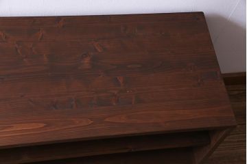 ラフジュ工房オリジナル　古い箪笥の引き出しを使ったリメイクローボード(テレビボード、収納棚)