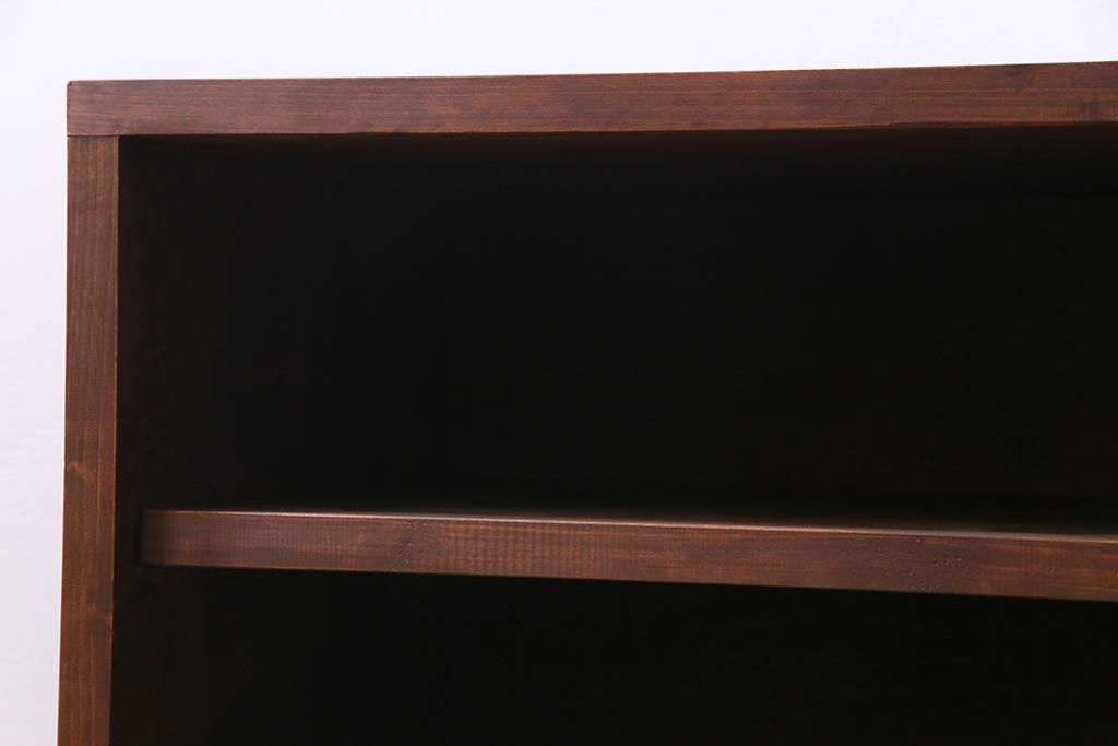 ラフジュ工房オリジナル　古い箪笥の引き出しを使ったリメイクローボード(テレビボード、収納棚)