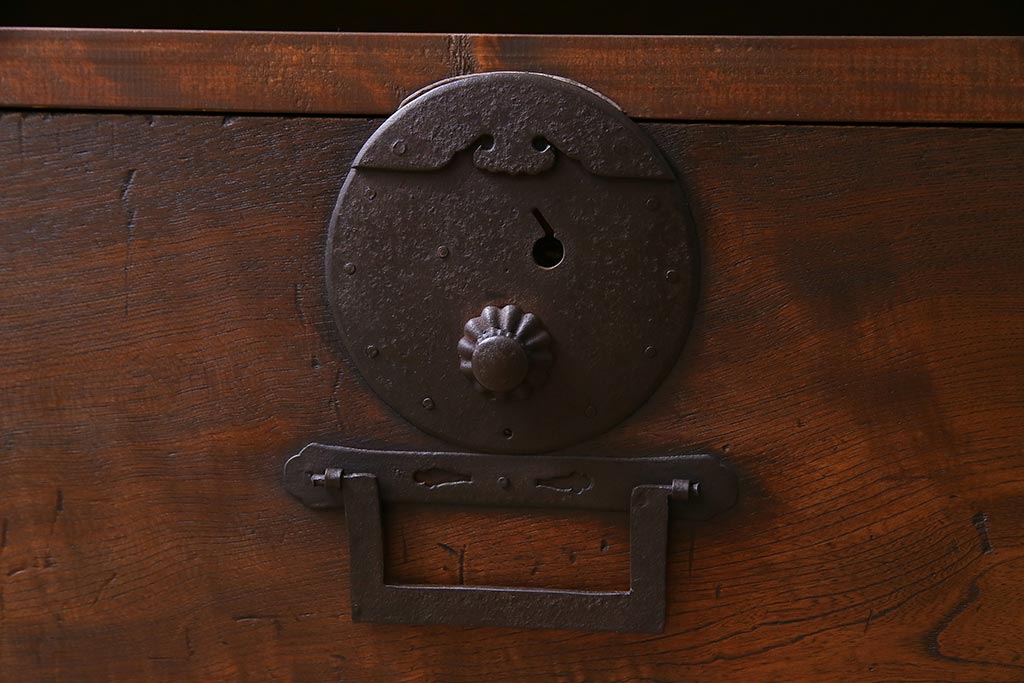 ラフジュ工房オリジナル　古い箪笥の引き出しを使ったリメイクローボード(テレビボード、収納棚)