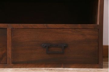 ラフジュ工房オリジナル　古い箪笥の引き出しを使ったリメイクローボード(テレビボード、収納棚)