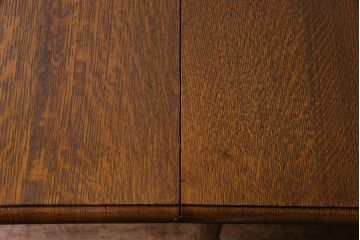アンティーク家具　アンティーク　オーク材　シンプルなデザインのバタフライテーブル(エクステンションテーブル)