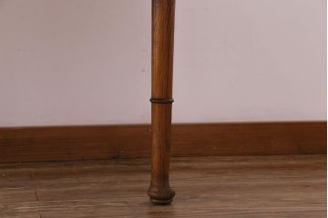 アンティーク家具　アンティーク　オーク材　シンプルなデザインのバタフライテーブル(エクステンションテーブル)