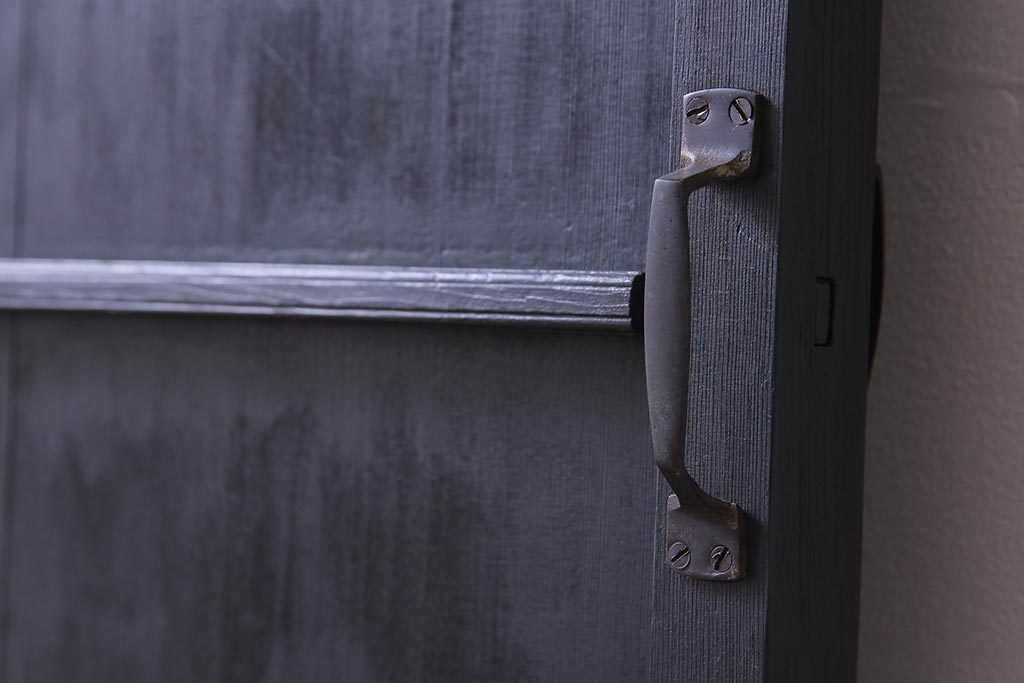 ペイント建具　横桟がアクセントの細身のドア(扉)