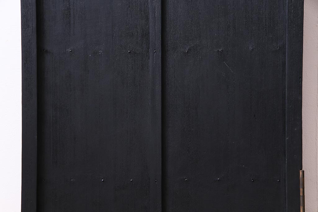 ペイント建具　横桟がアクセントの細身のドア(扉)