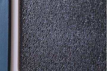 ペイント建具　ダイヤガラス入り　爽やかな色合いのドア(扉)