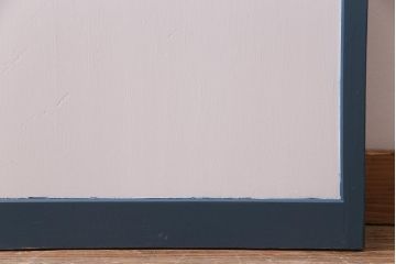 ペイント建具　ダイヤガラス入り　爽やかな色合いのドア(扉)