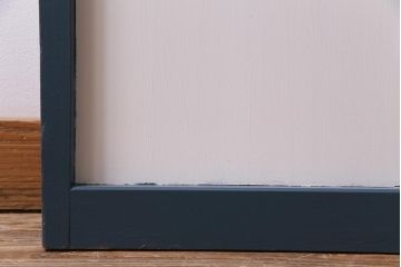 ペイント建具　ダイヤガラス入り　爽やかな色合いのドア(扉)