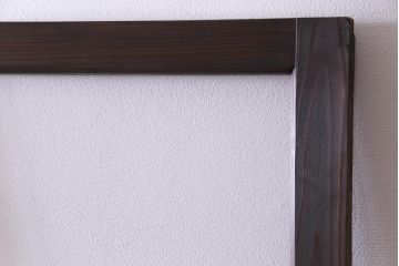 和製アンティーク　激レア　シンプルなデザインがレトロな背の高いガラス戸2枚セット(建具、引き戸)