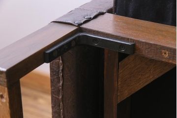 ヴィンテージ家具　ビンテージ　合皮　渋さが漂うメンズライクにおすすめなソファ(二人掛け)