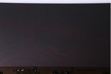 中古美品　伝統民芸家具　岩谷堂箪笥　豊田5号(忍付) 漆塗りの艶と杢目が美しい衣装箪笥(整理箪笥)(定価約45万円)