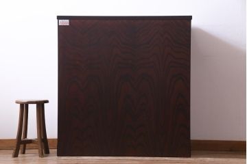 中古美品　伝統民芸家具　岩谷堂箪笥　豊田5号(忍付) 漆塗りの艶と杢目が美しい衣装箪笥(整理箪笥)(定価約45万円)