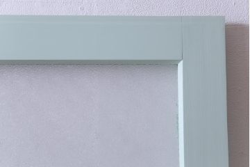 ペイント建具　ダイヤガラス入り　爽やかさが感じられる淡いカラーのガラス戸1枚(引戸、建具)