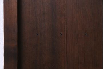 昭和初期　ラフジュ工房オリジナルステンドグラス　色ガラスと結霜ガラスがアクセントのステンドグラス入り引戸1枚(建具)(1)