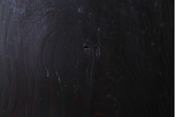 和製アンティーク　色ガラス・デザインガラス入り　ノスタルジックな雰囲気がお洒落な板戸2枚セット(建具、引き戸)