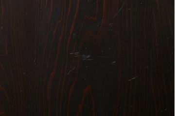 和製アンティーク　色ガラス・デザインガラス入り　ノスタルジックな雰囲気がお洒落な板戸2枚セット(建具、引き戸)