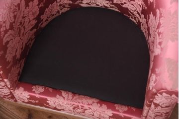 ヴィンテージ家具　ビンテージ　金華山張り　シノワズリースタイルにおすめなラウンジソファ(一人掛けソファ)