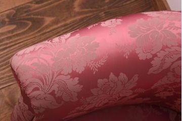 ヴィンテージ家具　ビンテージ　金華山張り　シノワズリースタイルにおすめなラウンジソファ(一人掛けソファ)