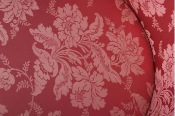 ヴィンテージ家具　ビンテージ　金華山張り　シノワズリースタイルにおすめなラウンジソファ(一人掛けソファ)