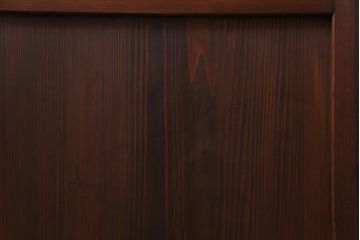 和製アンティーク　結霜ガラス入り　淡い色ガラスが優しげな雰囲気醸し出す板戸2枚セット(建具、引き戸)(1)