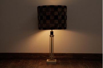 海外製　チェッカー模様がモダンでおしゃれなスタンドライト