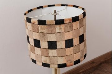 海外製　チェッカー模様がモダンでおしゃれなスタンドライト