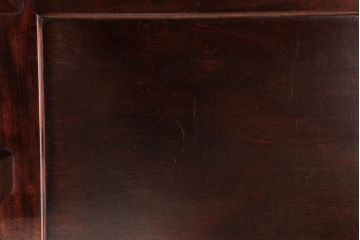 中古　九州民芸家具　上質な雰囲気漂う肘掛付き座椅子
