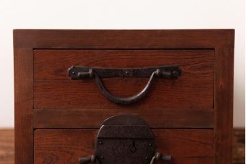 アンティーク家具　和製アンティーク　古い引き出しを使ったリメイク小引き出し