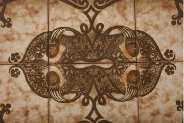 【K様ご成約品】北欧ビンテージ　デンマーク　TOFTEN社　タイルトップがおしゃれなチーク材のネストテーブル(サイドテーブル)