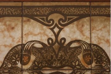 【K様ご成約品】北欧ビンテージ　デンマーク　TOFTEN社　タイルトップがおしゃれなチーク材のネストテーブル(サイドテーブル)