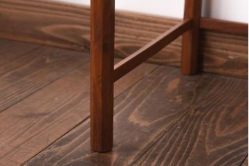 【K様ご成約品】北欧ビンテージ　デンマーク　TOFTEN社　タイルトップがおしゃれなチーク材のネストテーブル(サイドテーブル)