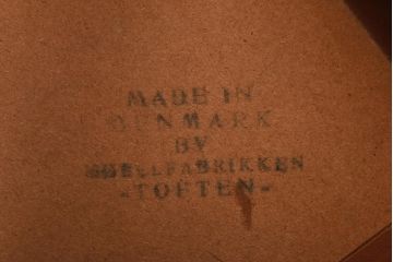 【K様ご成約品】北欧ビンテージ　デンマーク　TOFTEN社　タイルトップがおしゃれなチーク材のネストテーブル(サイドテーブル)