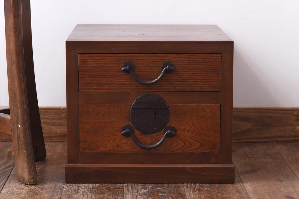 アンティーク家具　和製アンティーク　古い引き出しを使ったリメイク小引き出し(1)