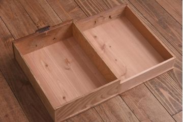 アンティーク家具　和製アンティーク　古い引き出しを使ったリメイク小引き出し(1)