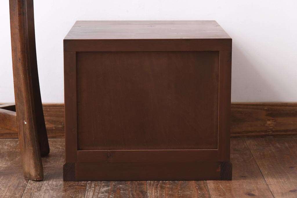 アンティーク家具　和製アンティーク　古い引き出しを使ったリメイク小引き出し(1)