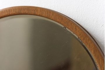 アンティーク雑貨　昭和レトロ　チェッカー模様が可愛らしい姫鏡台(卓上鏡台、ミラー)