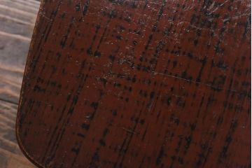 アンティーク家具　昭和初期　ひと味違った味わいが魅力の角ちゃぶ台(ローテーブル)