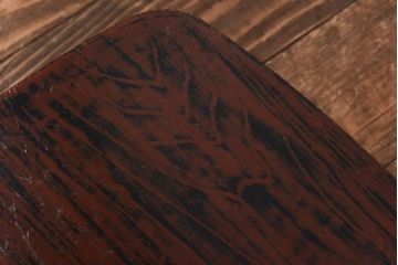 アンティーク家具　昭和初期　ひと味違った味わいが魅力の角ちゃぶ台(ローテーブル)