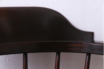 中古　松本民芸家具　ローバックの#91型キャプテンチェア(アームチェア、椅子)(定価約11万円)(1)