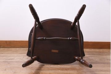 中古　松本民芸家具　ローバックの#91型キャプテンチェア(アームチェア、椅子)(定価約11万円)(2)