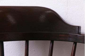 中古　松本民芸家具　ローバックの#91型キャプテンチェア(アームチェア、椅子)(定価約11万円)(2)