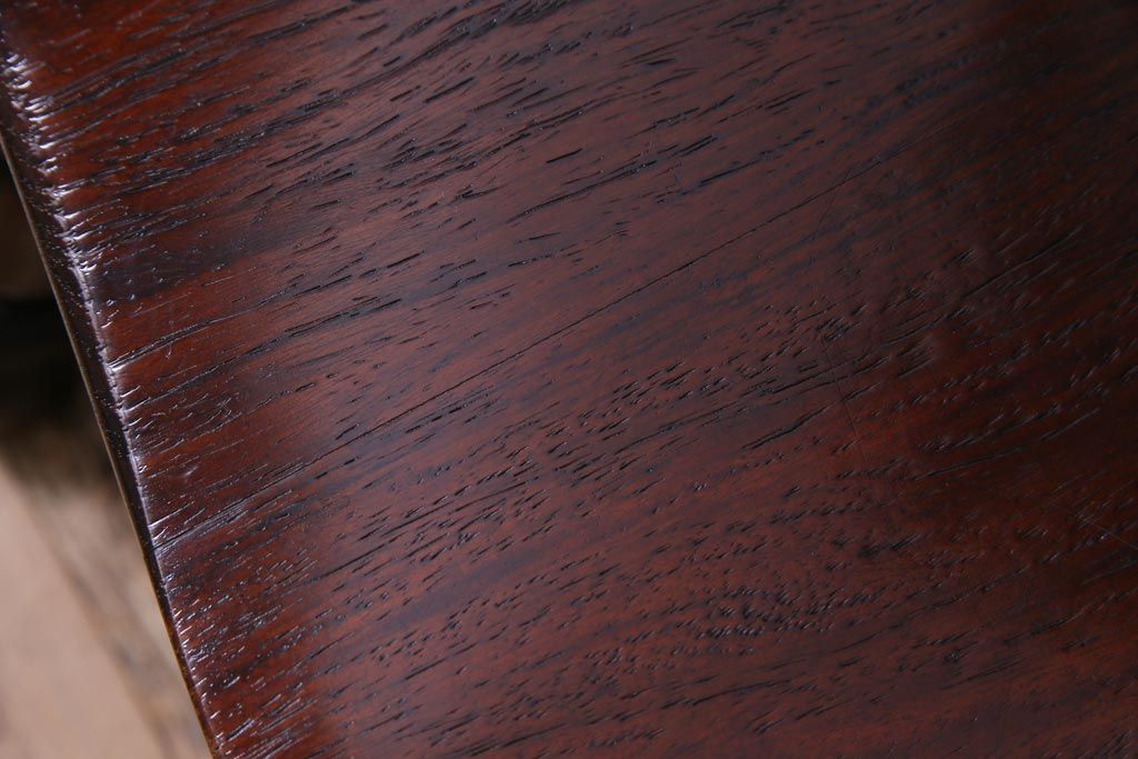 中古美品　九州民芸家具　クラシカルな空間に馴染むアームチェア(ワークチェア)