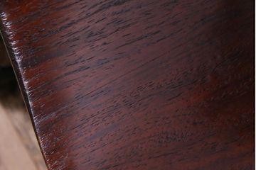 中古美品　九州民芸家具　クラシカルな空間に馴染むアームチェア(ワークチェア)