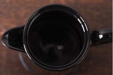 イギリスビンテージ　Gibson & Sons ブラックのおしゃれなポット(洋食器)