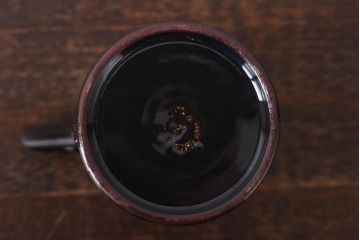 イギリスビンテージ　Gibson & Sons ブラックのおしゃれなポット(洋食器)