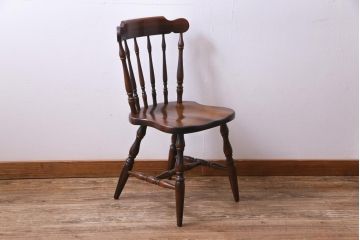 ヴィンテージ家具　ビンテージキツツキ　飛騨産業　穂高　カントリースタイルに合うチェア(椅子)(1)